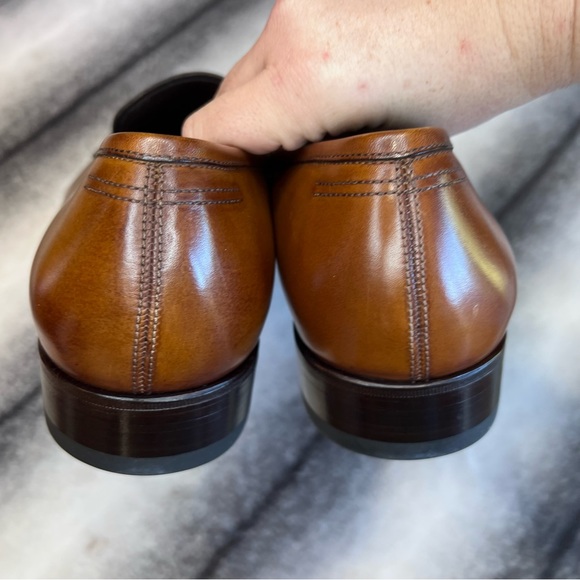 Salvatore Ferragamo Tramezza Backer Ambre Calf Leather Loafer - Picture 6 of 11